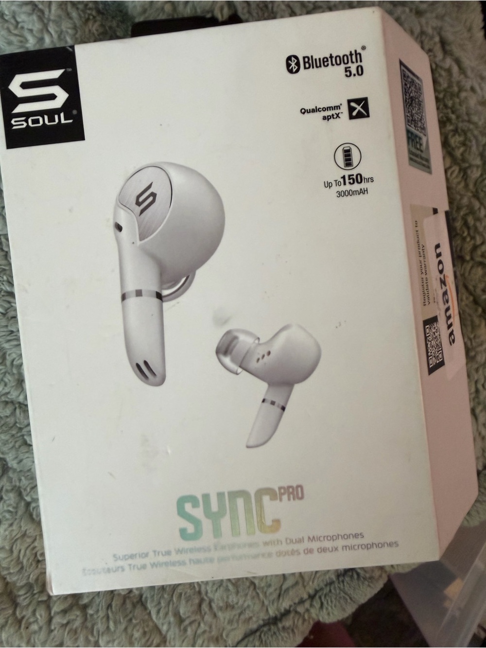 SOUL Naturalizer SYNC Pro True Wireless Earbuds — White